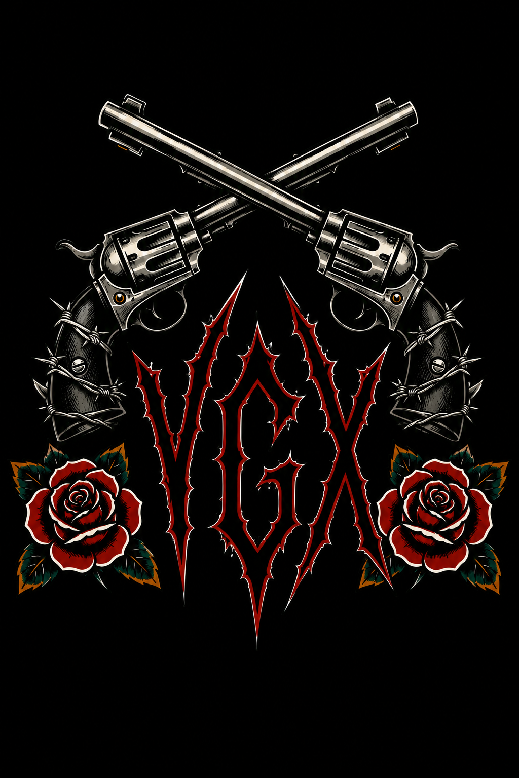 Trad tattoo style sticker