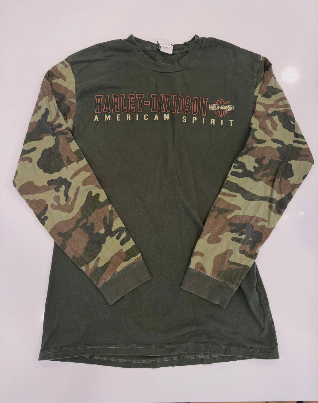 Miltary style camo long sleeve