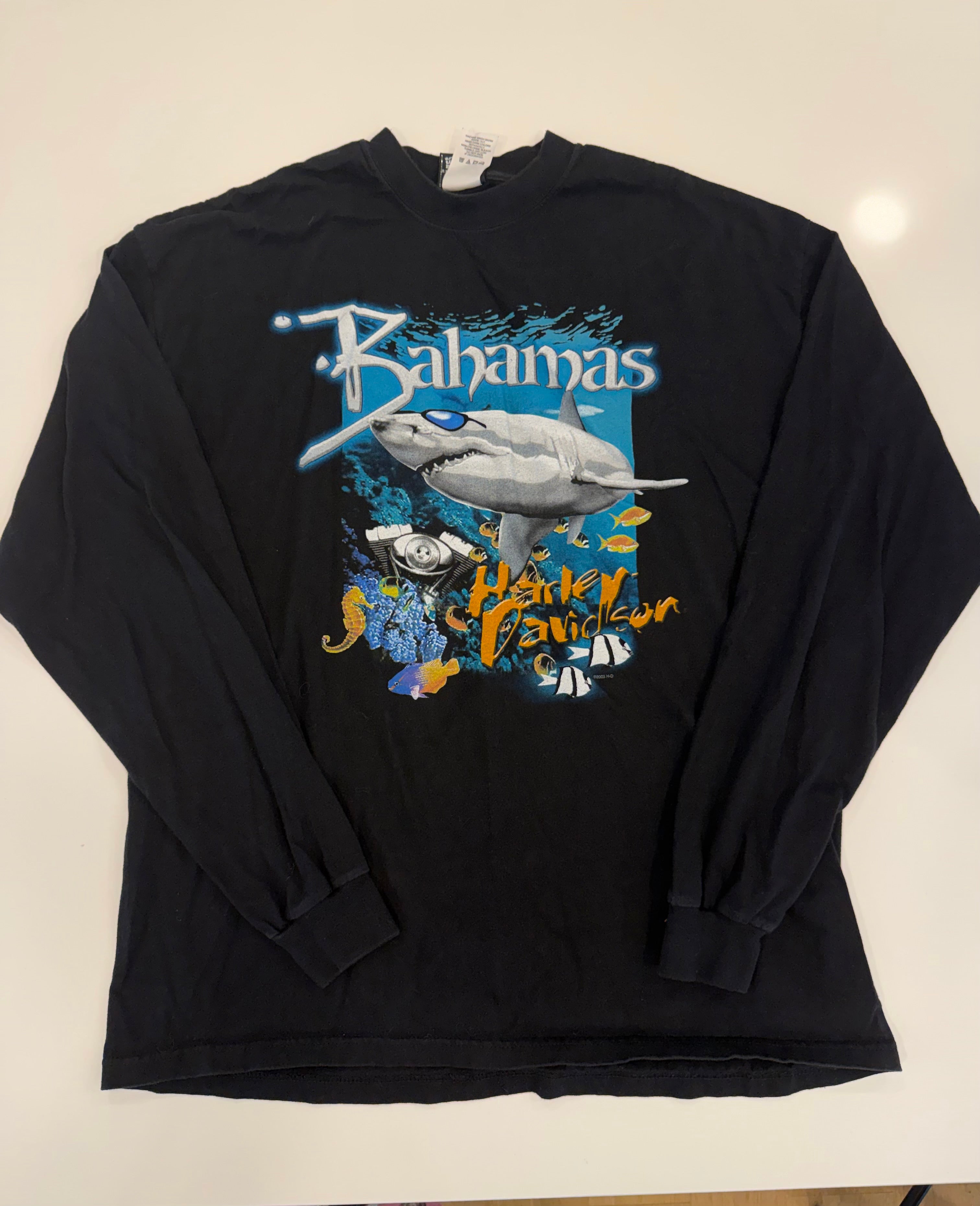 Tropical shark long sleeve
