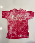 Elkhart Indiana pink tie dye tee