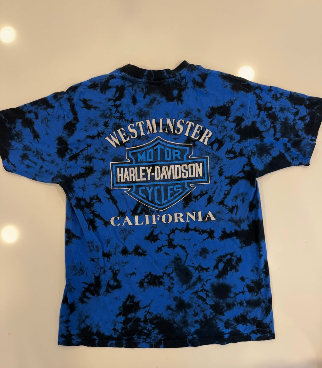 Westminster Cali blue tie dye tee