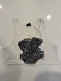 Engine cropped tank