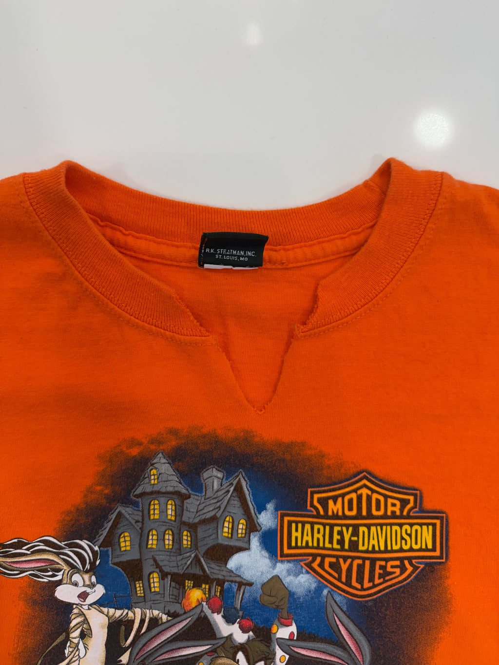 Halloween Looney Tunes cropped tee