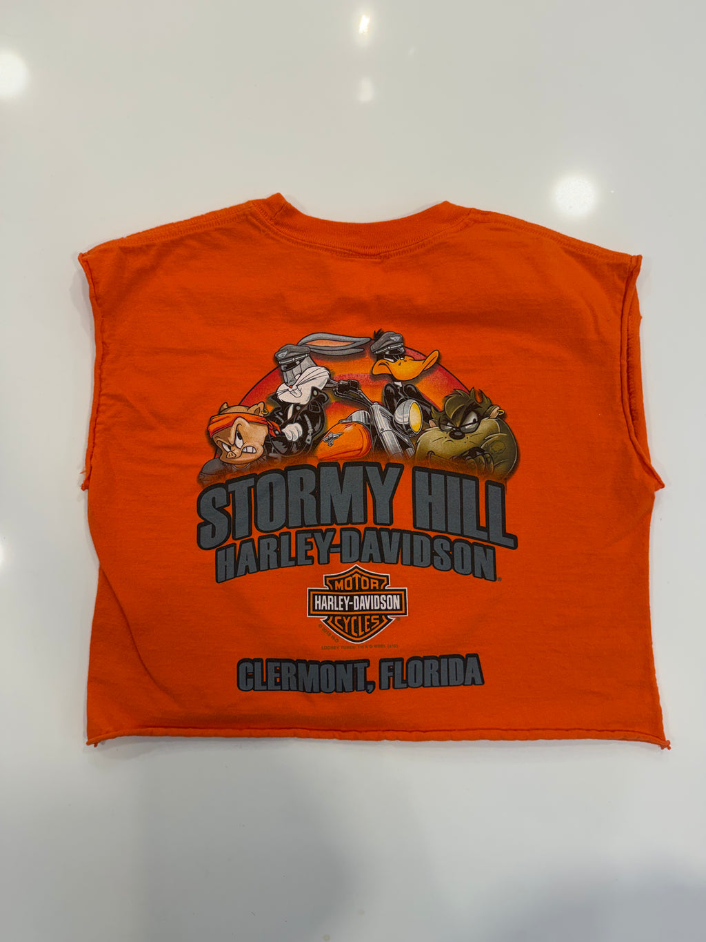 Halloween Looney Tunes cropped tee