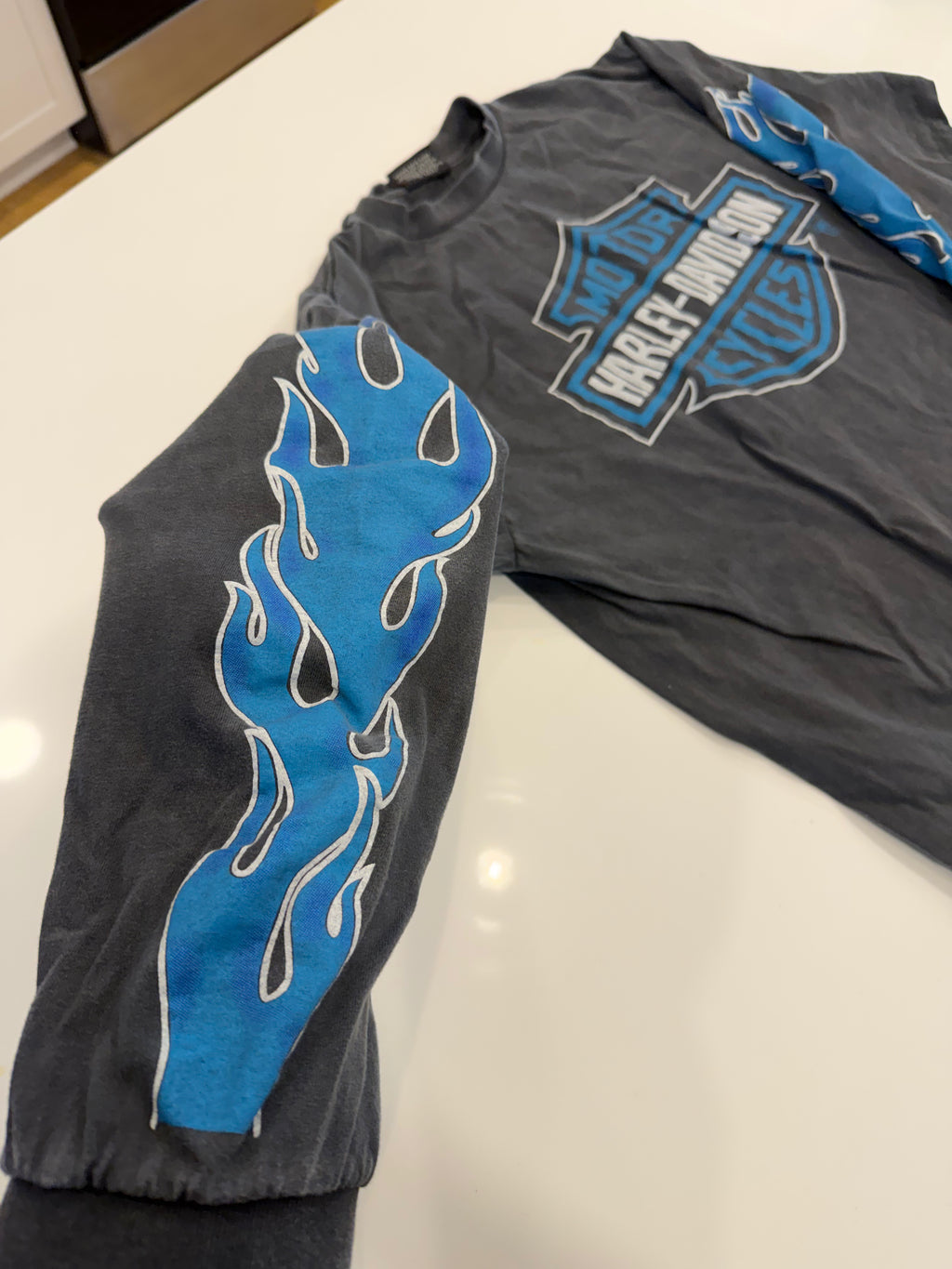 PA blue flame long sleeve