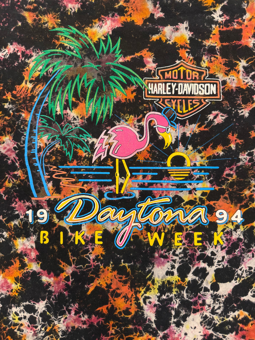 Daytona beach bike week marble tee