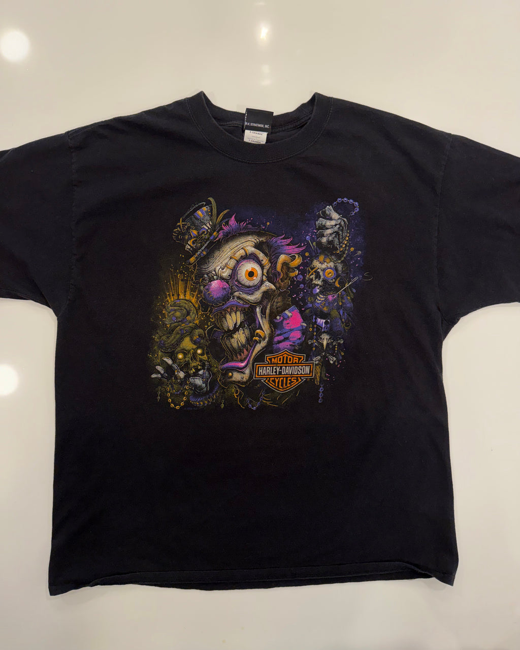 Purple creepy clown tee