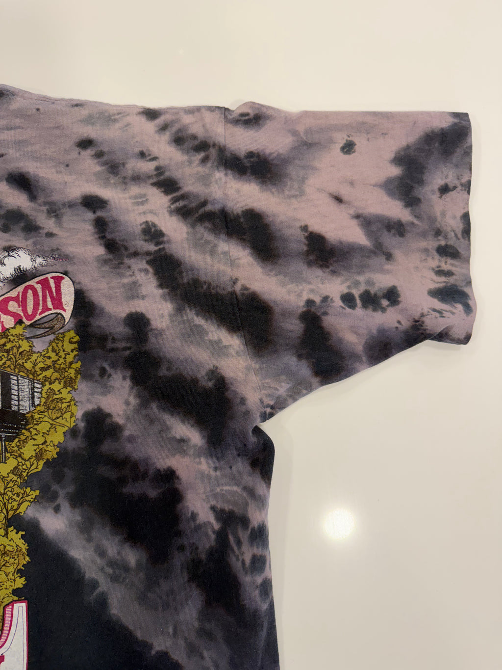 Ohio purple tie dye tee