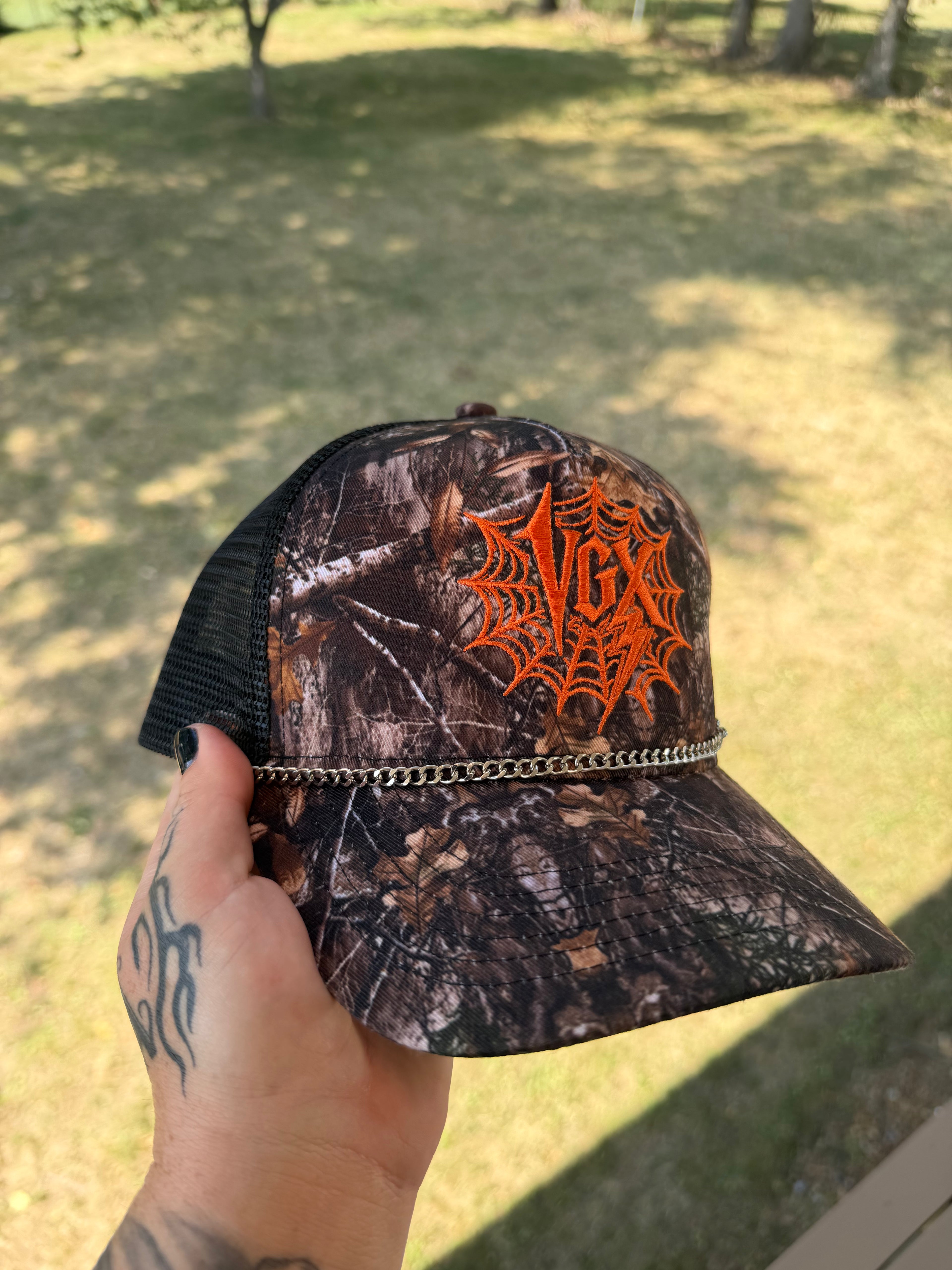 Simple silver chain hat chain (#6)