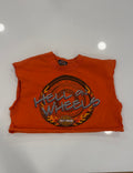Orange Hell On Wheels tee