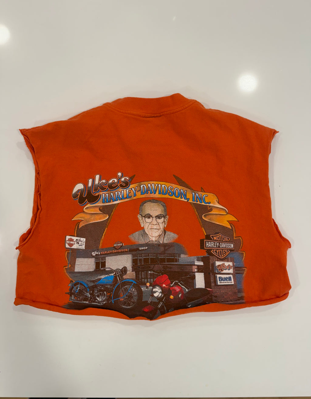Orange Hell On Wheels tee