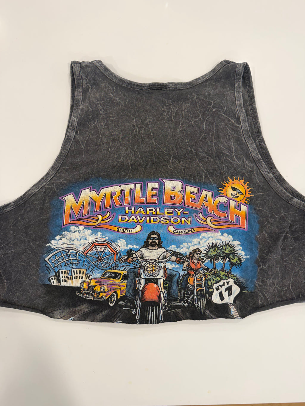 Hell on wheels grey acid wash tank