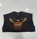 Flaming eagle tee