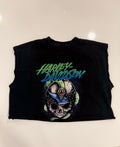 Neon snake/skull tee