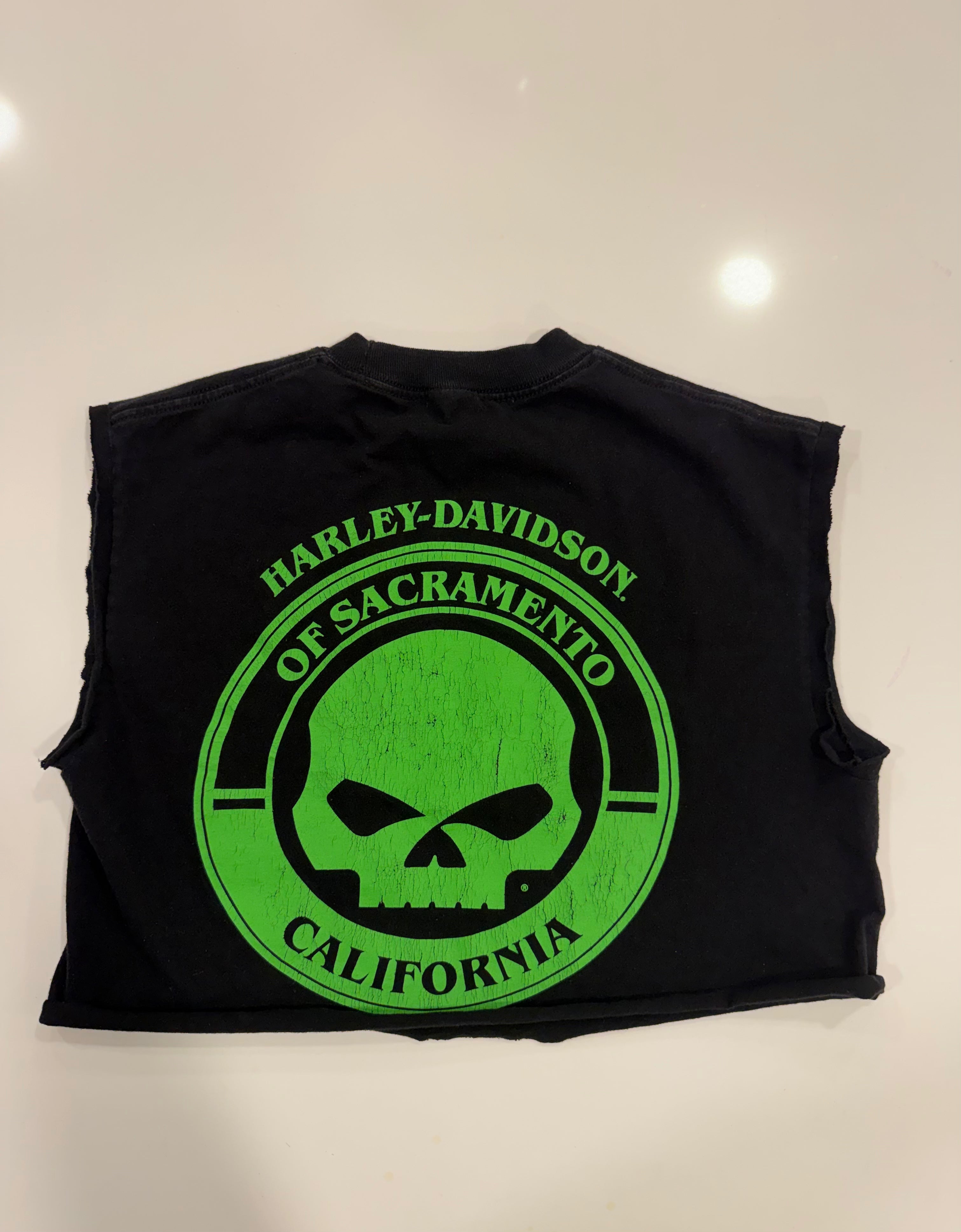 Neon snake/skull tee
