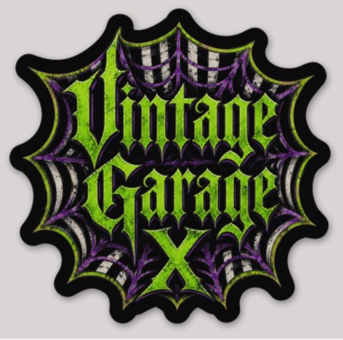 Beetlejuice Vintage Garage x sticker