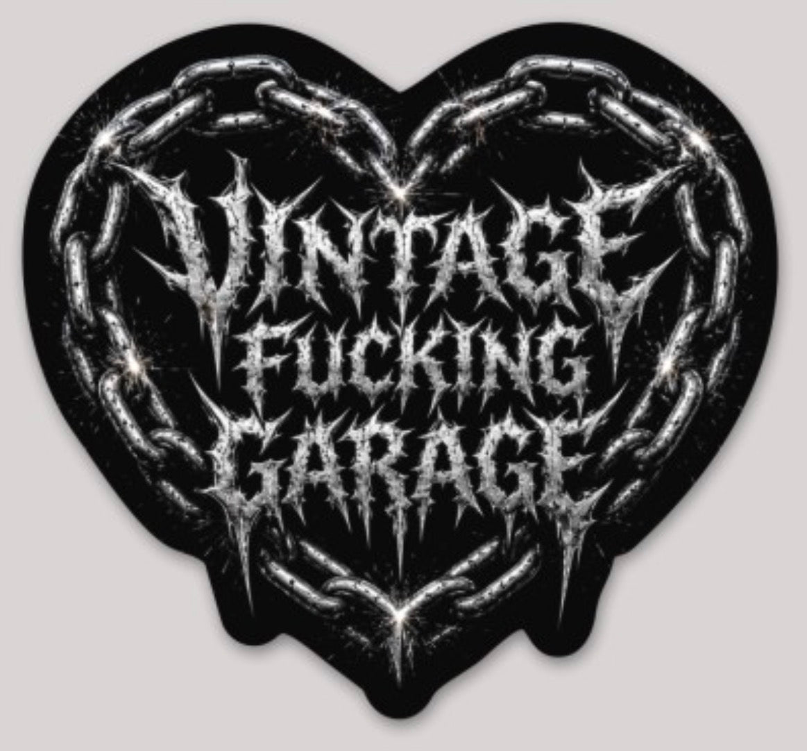 Vintage fucking Garage sticker