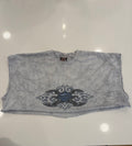 Brookyn Marble/tie dye cropped tee