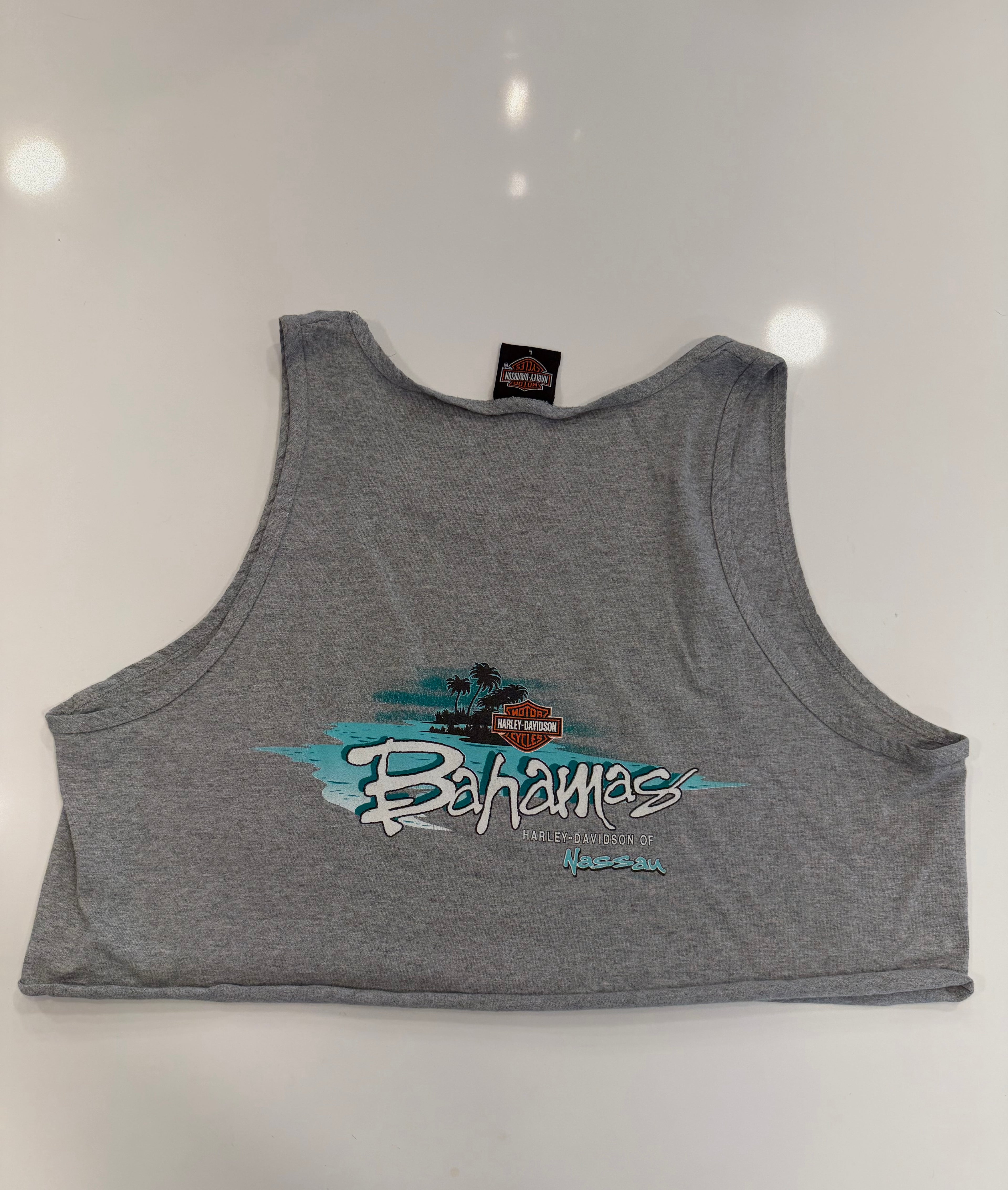 Bahamas cropped tank