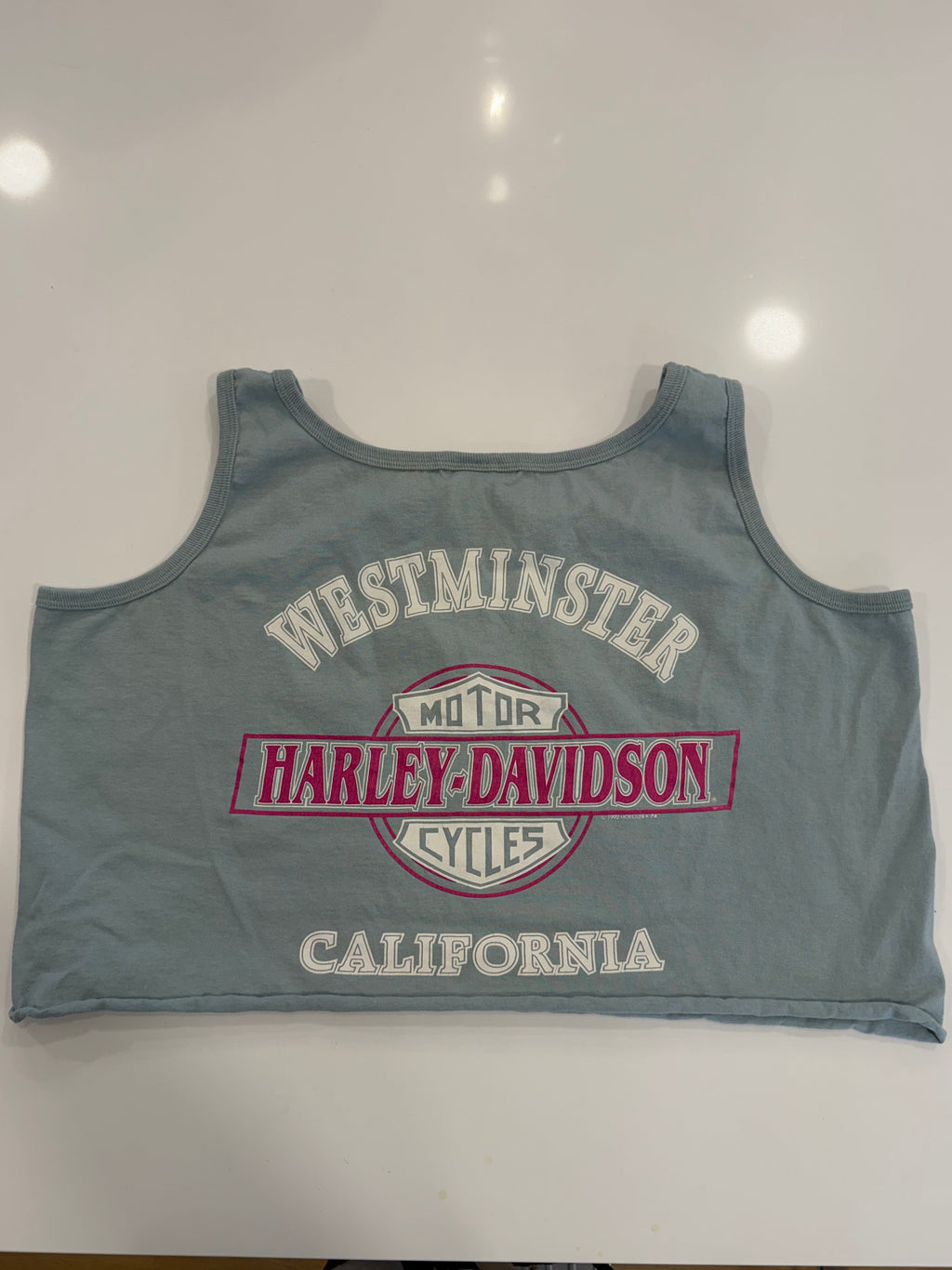 California retro cropped tank