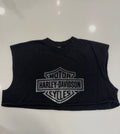 Texas drippy cropped tank