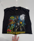 Warewolf/halloween cropped tee
