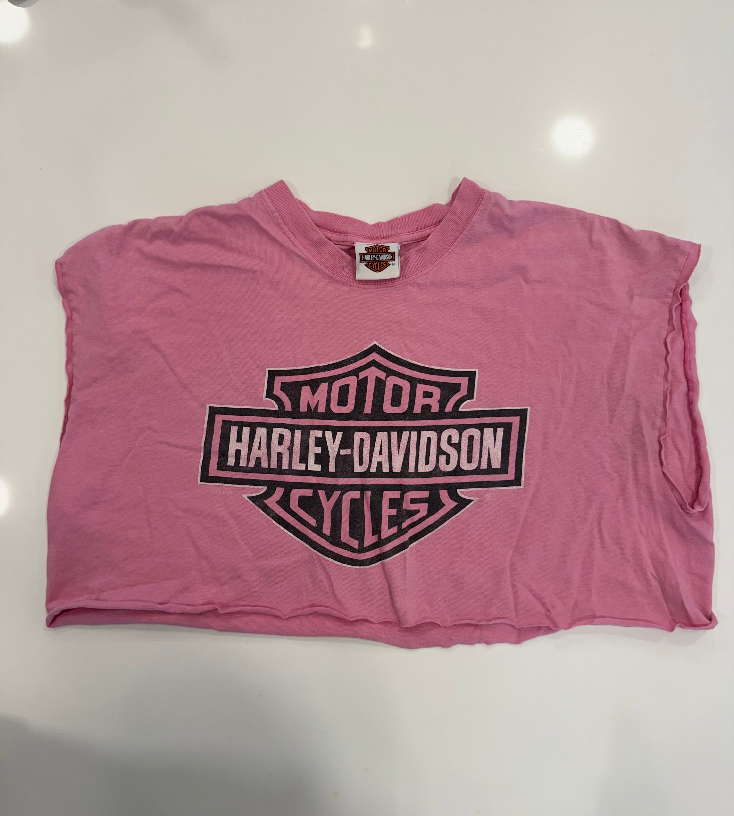Alabama pink cropped tee