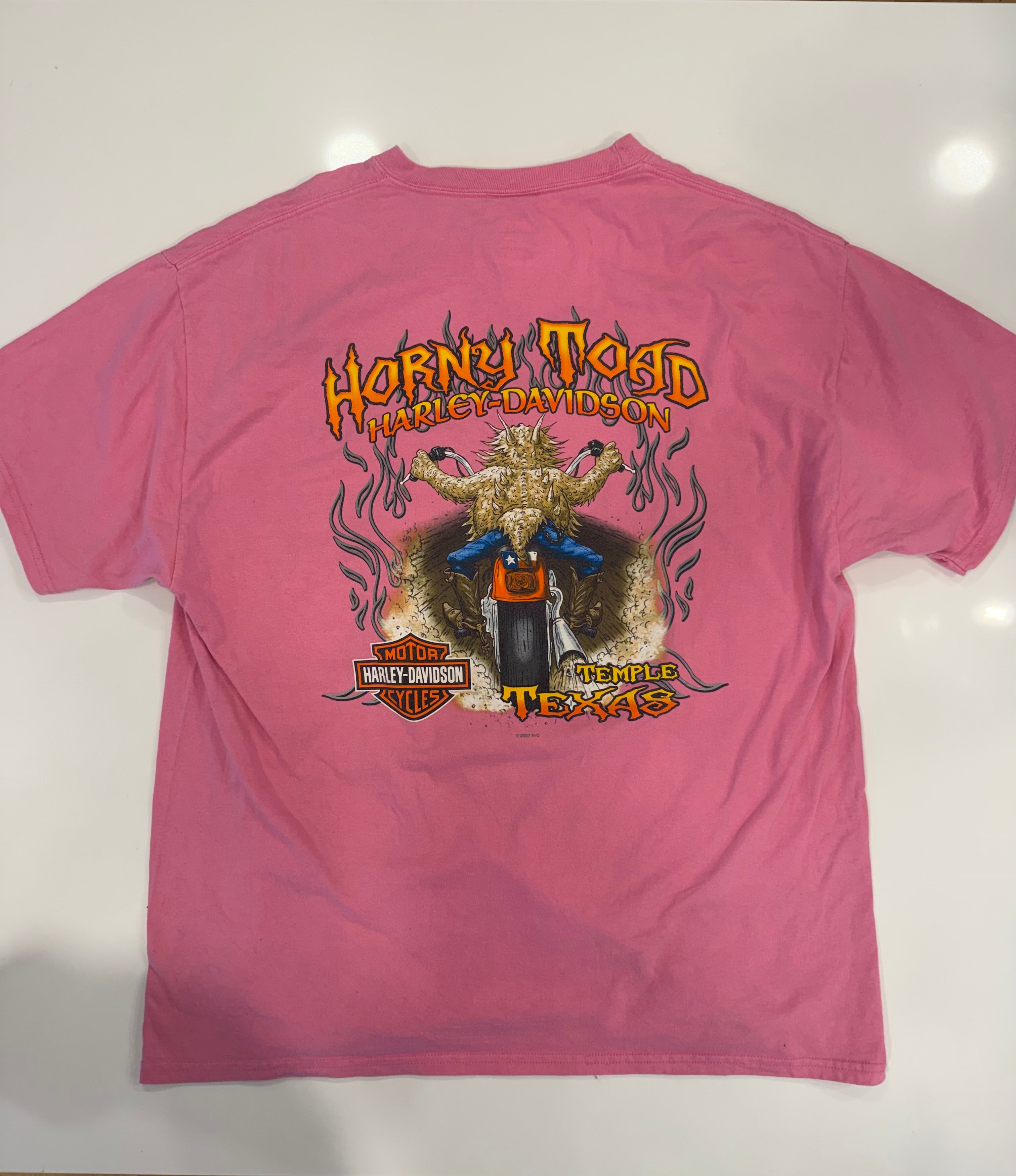Pink horny toad Texas T shirt