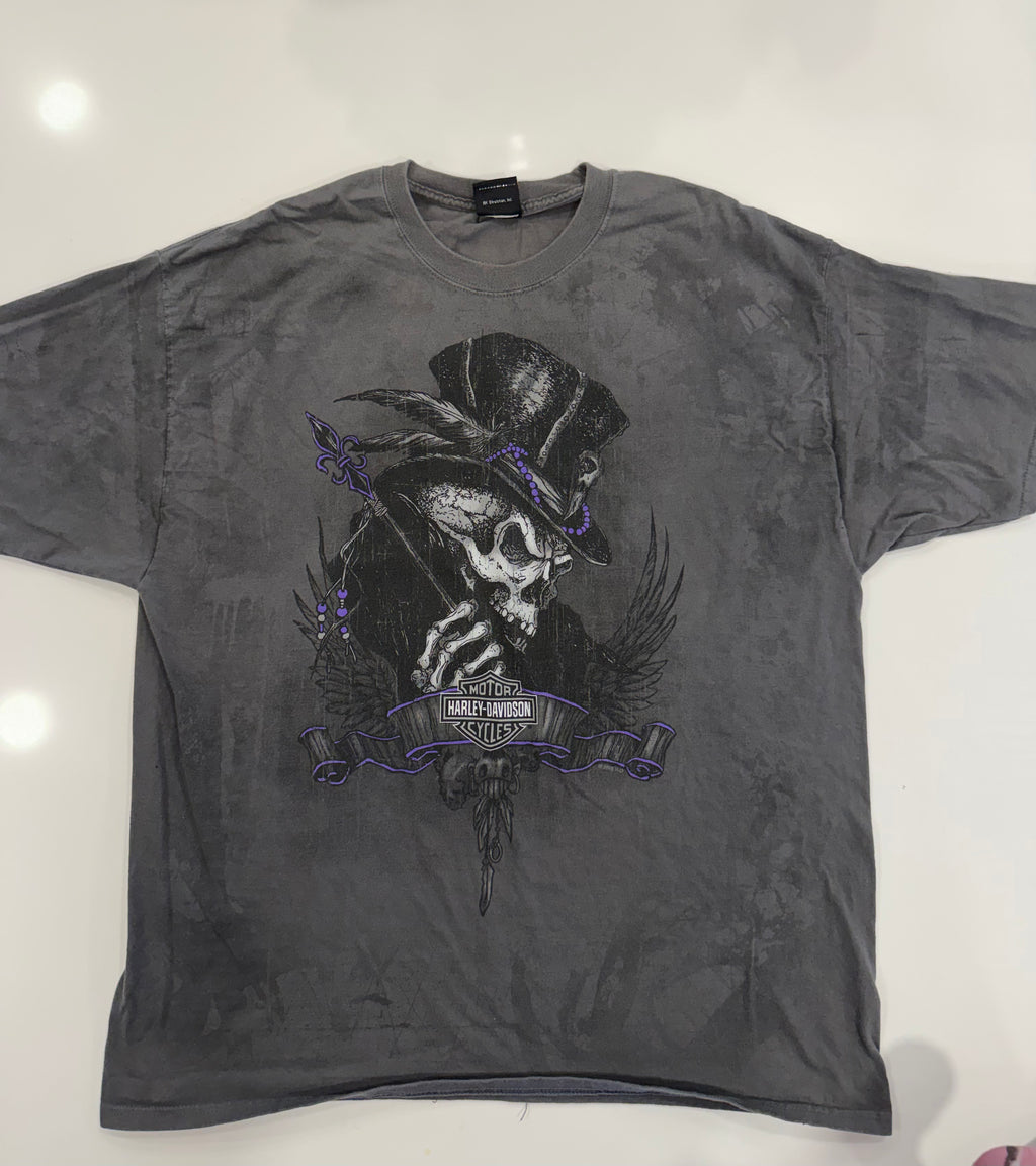 Voodoo skull New Orleans tee