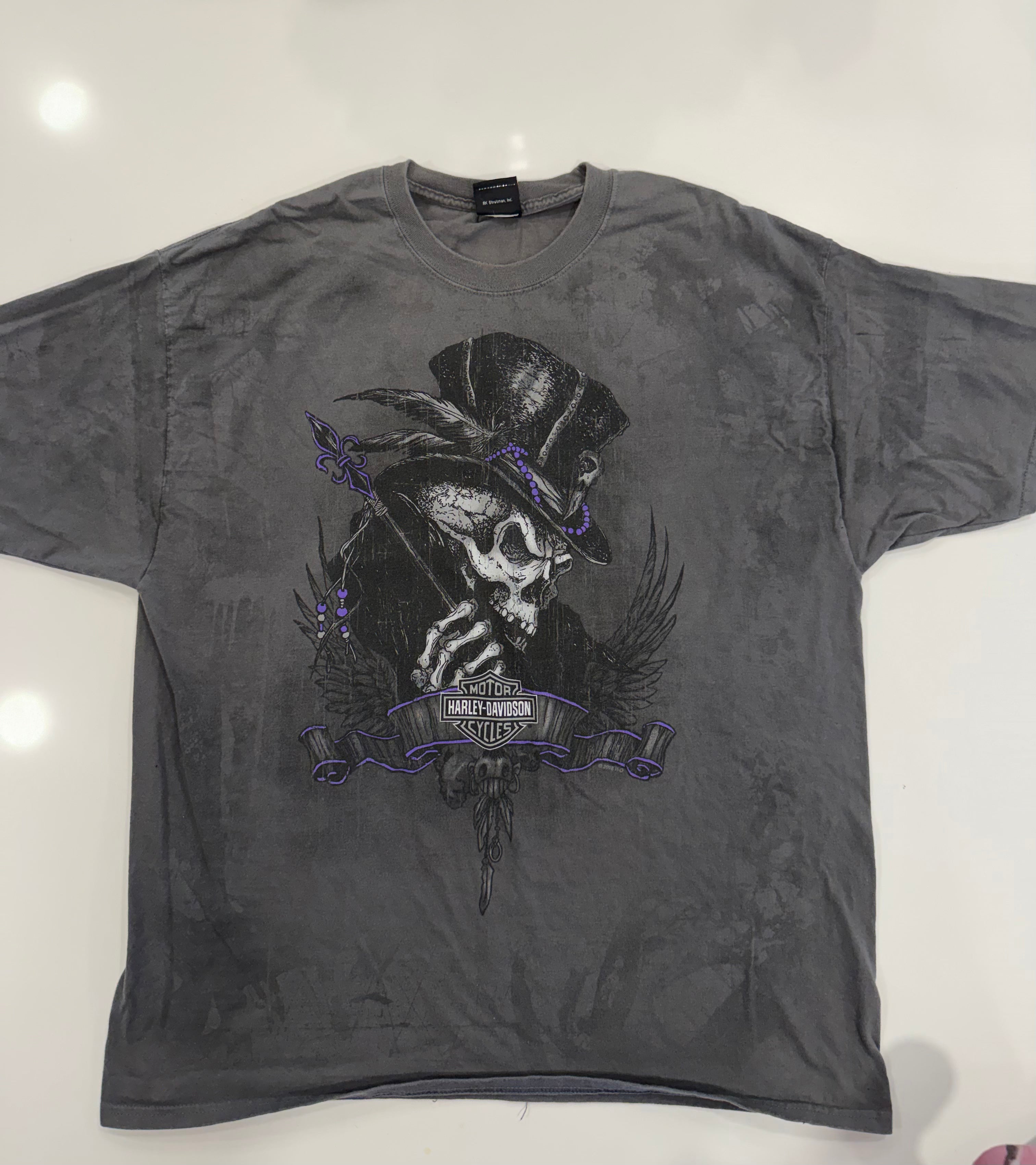 Voodoo skull New Orleans tee