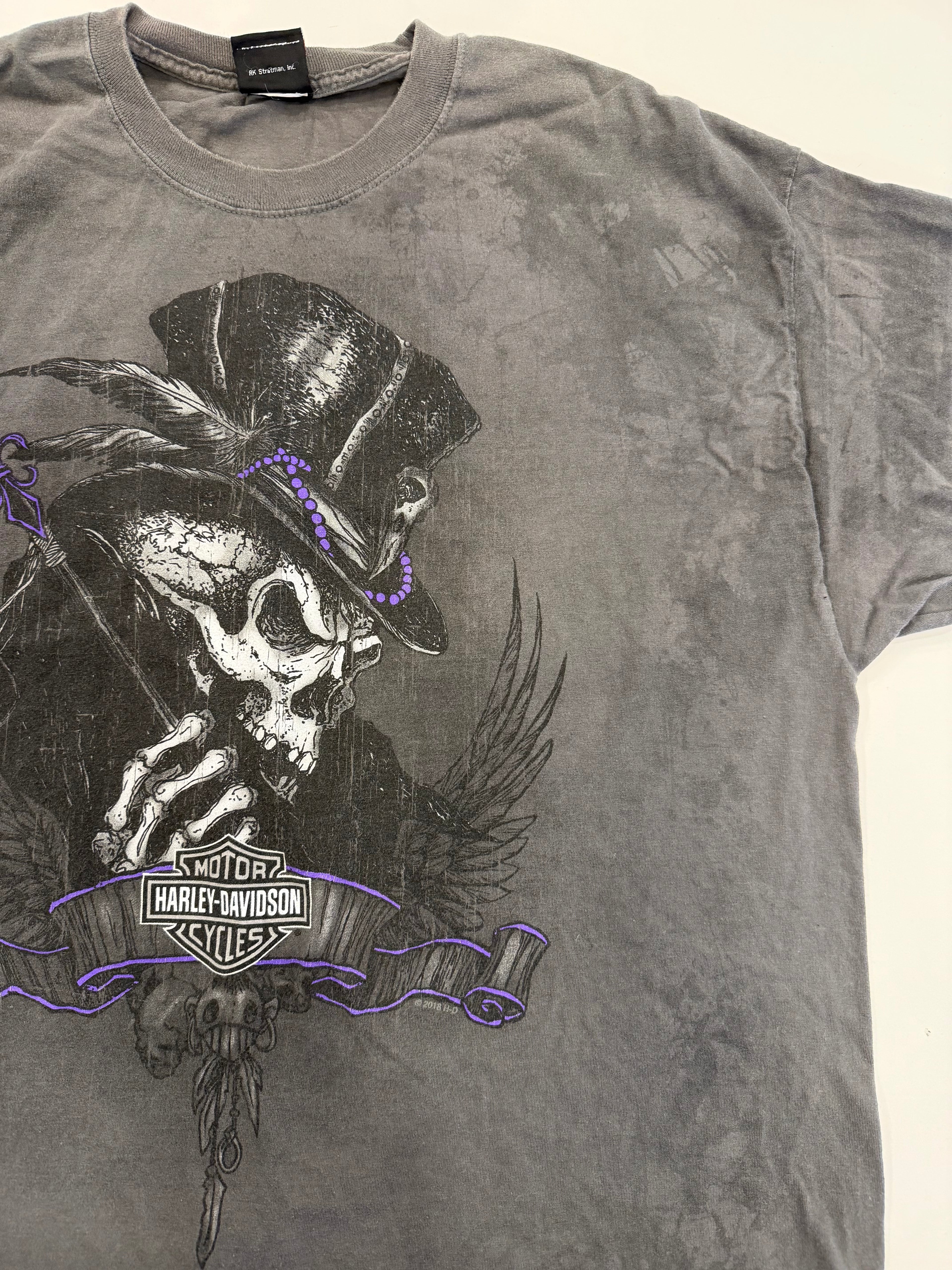 Voodoo skull New Orleans tee