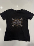 Womens sparkly spider web tee