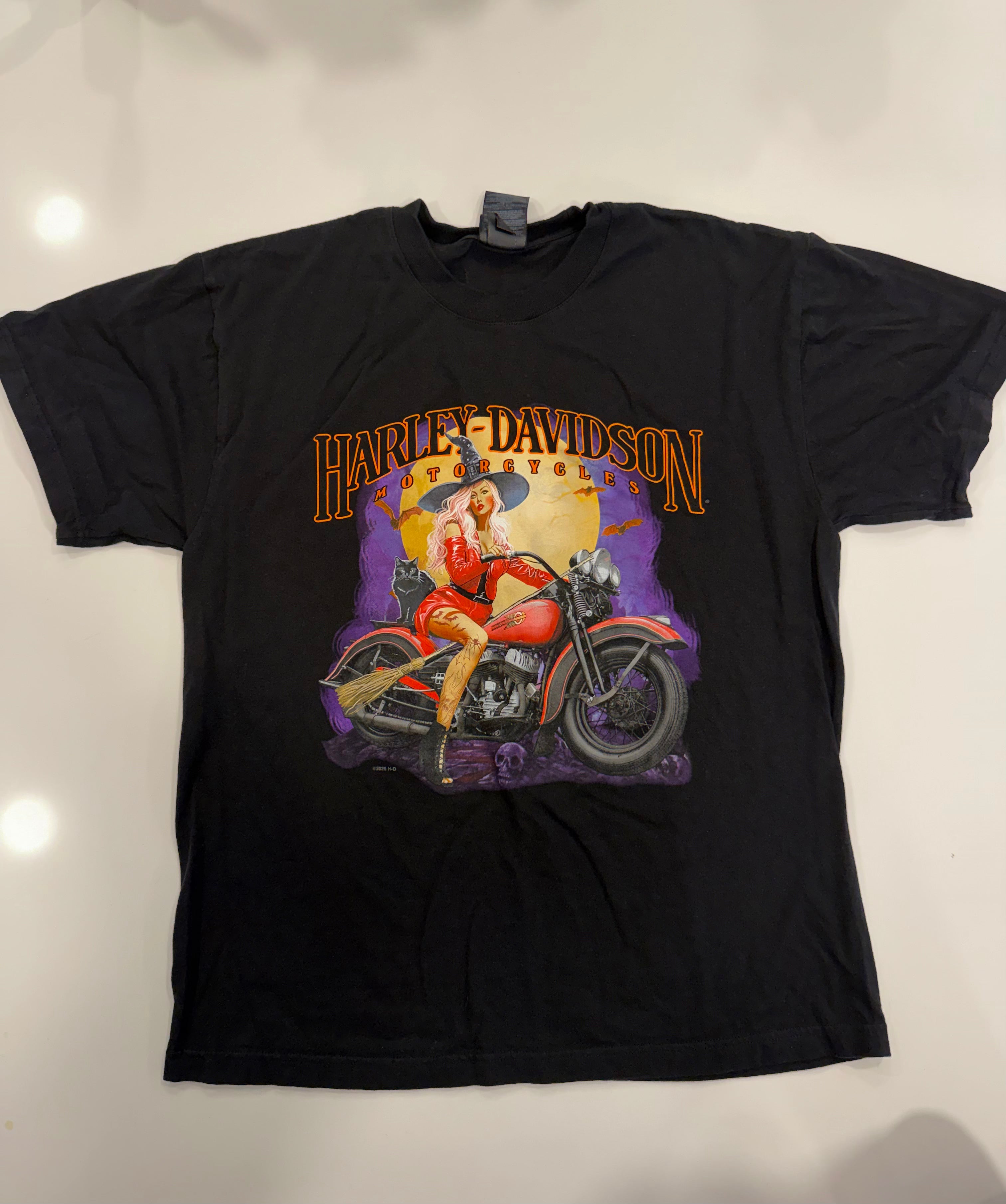 Orwigsburg PA witch w black cat tee