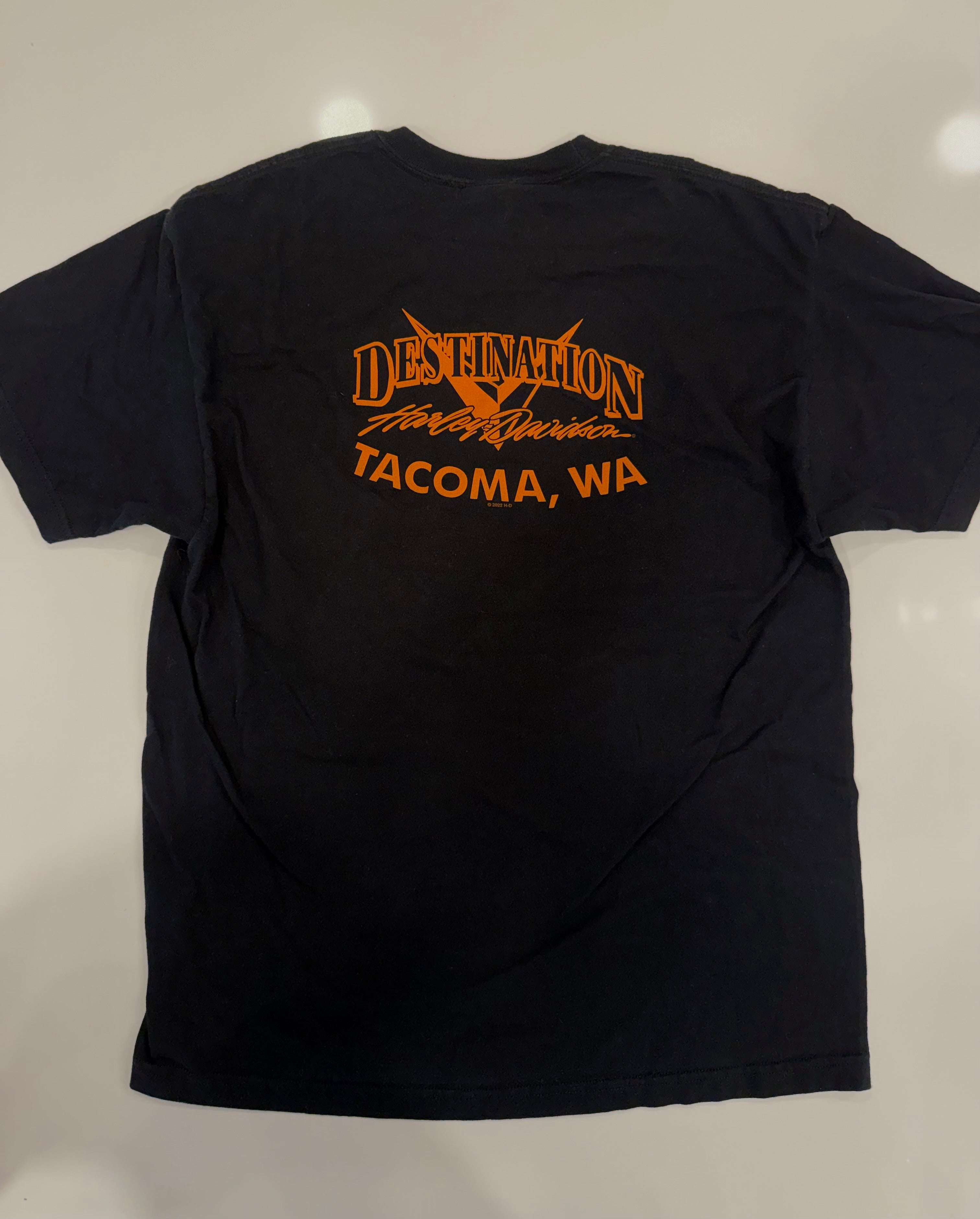 WA zombie skeleton T shirt