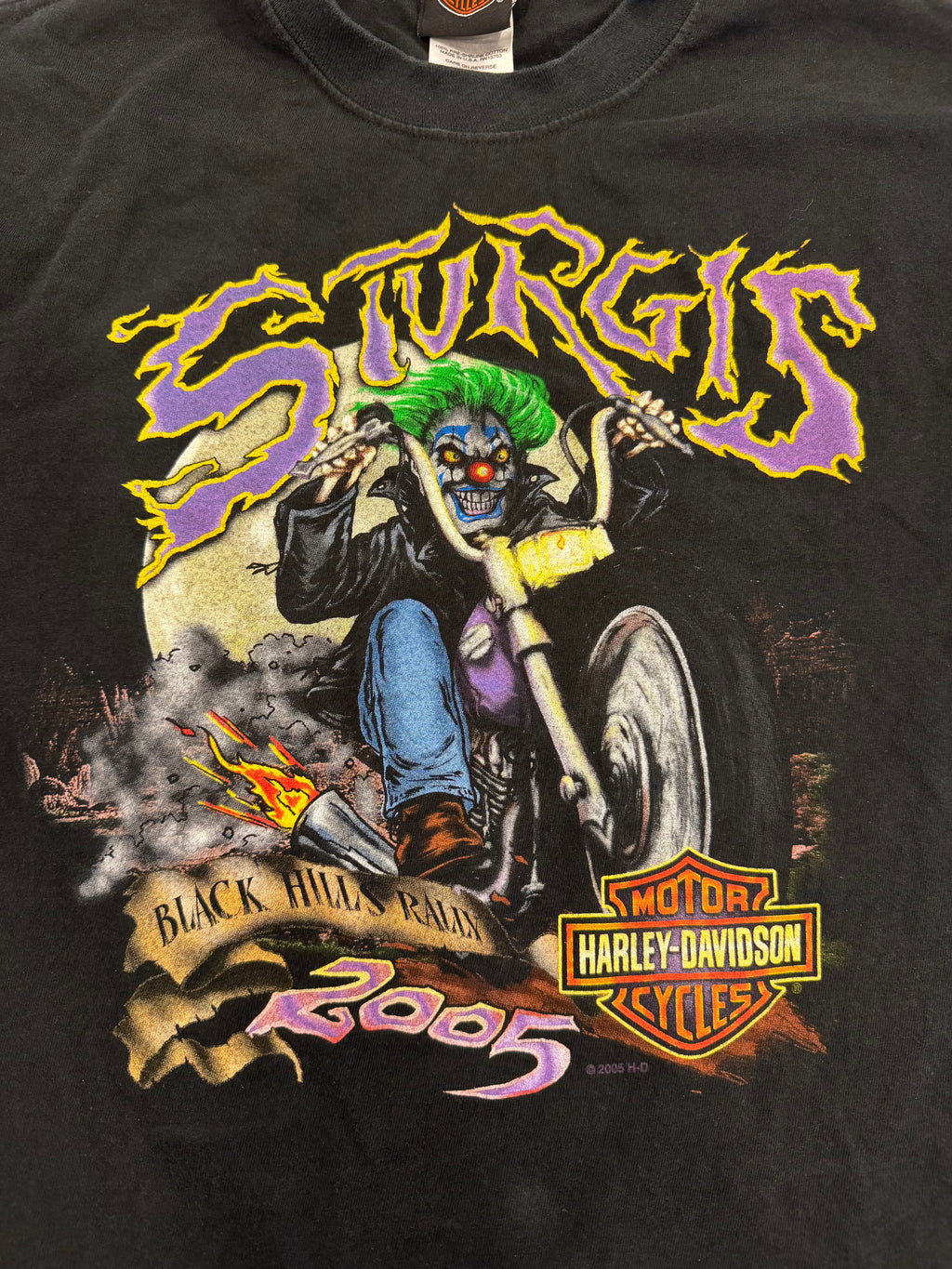 Sturgis clown on the loose tee