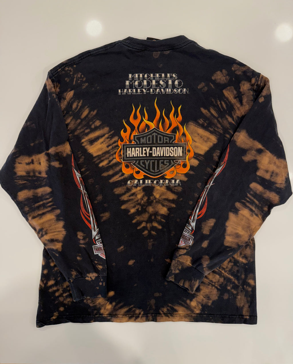 California Y2K tie dye long sleeve