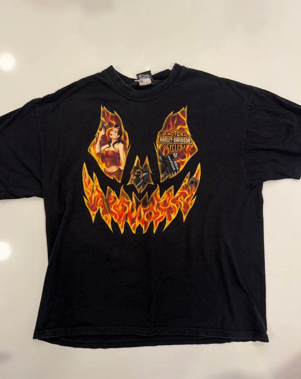 Tampa FL pumpkin face tee