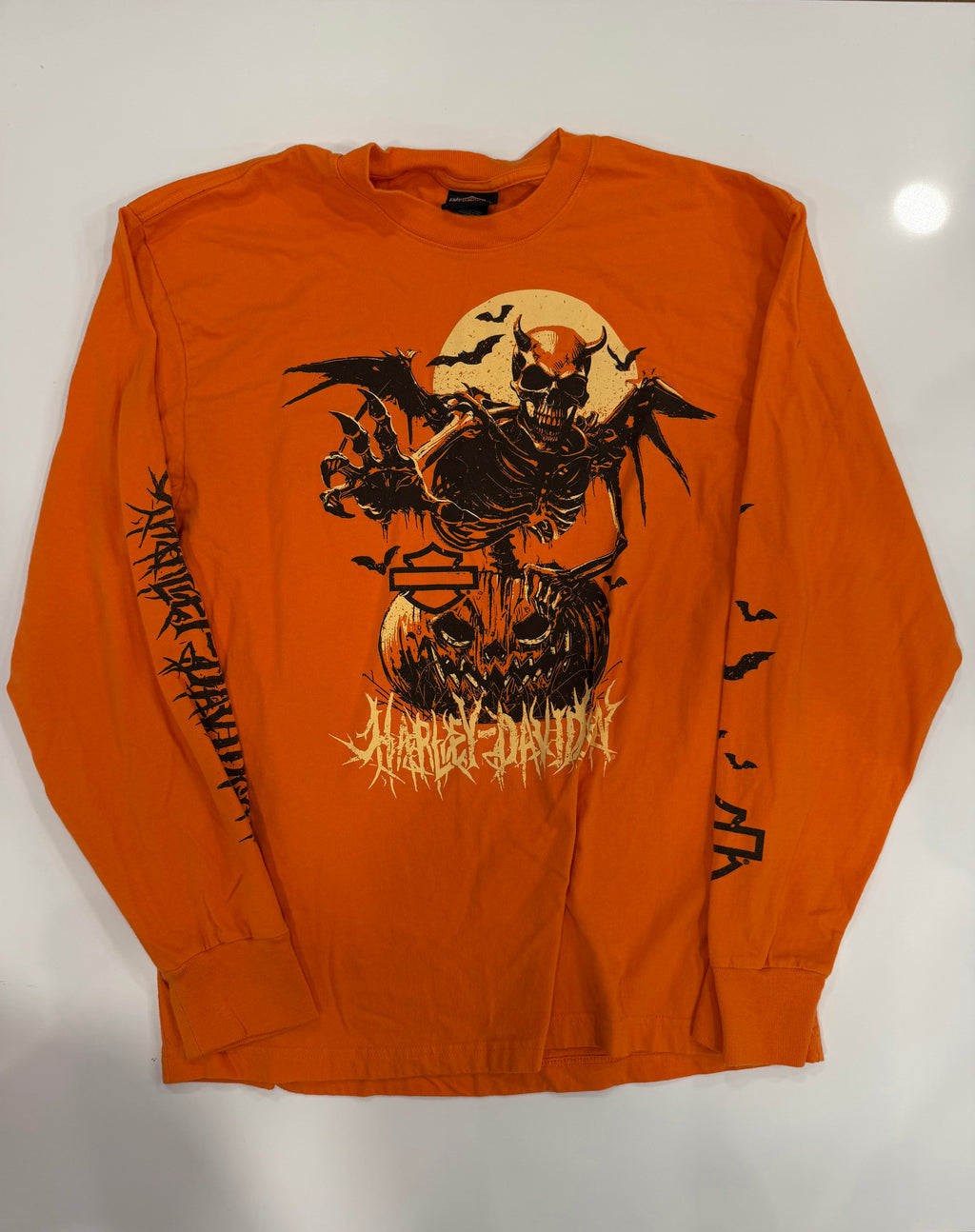 Skeleton bat/demon long sleeve