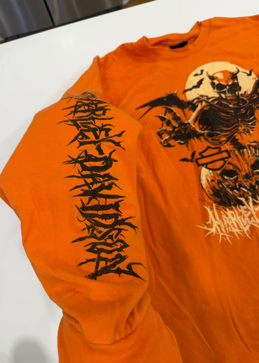 Skeleton bat/demon long sleeve