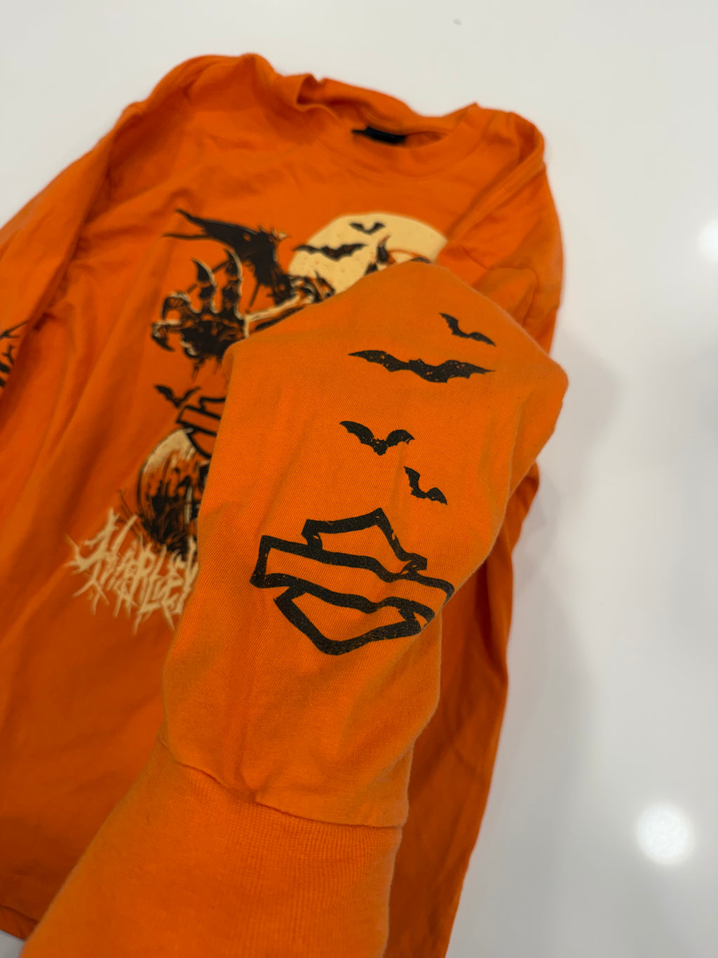 Skeleton bat/demon long sleeve