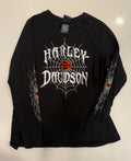 Womens glitter spider web long sleeve