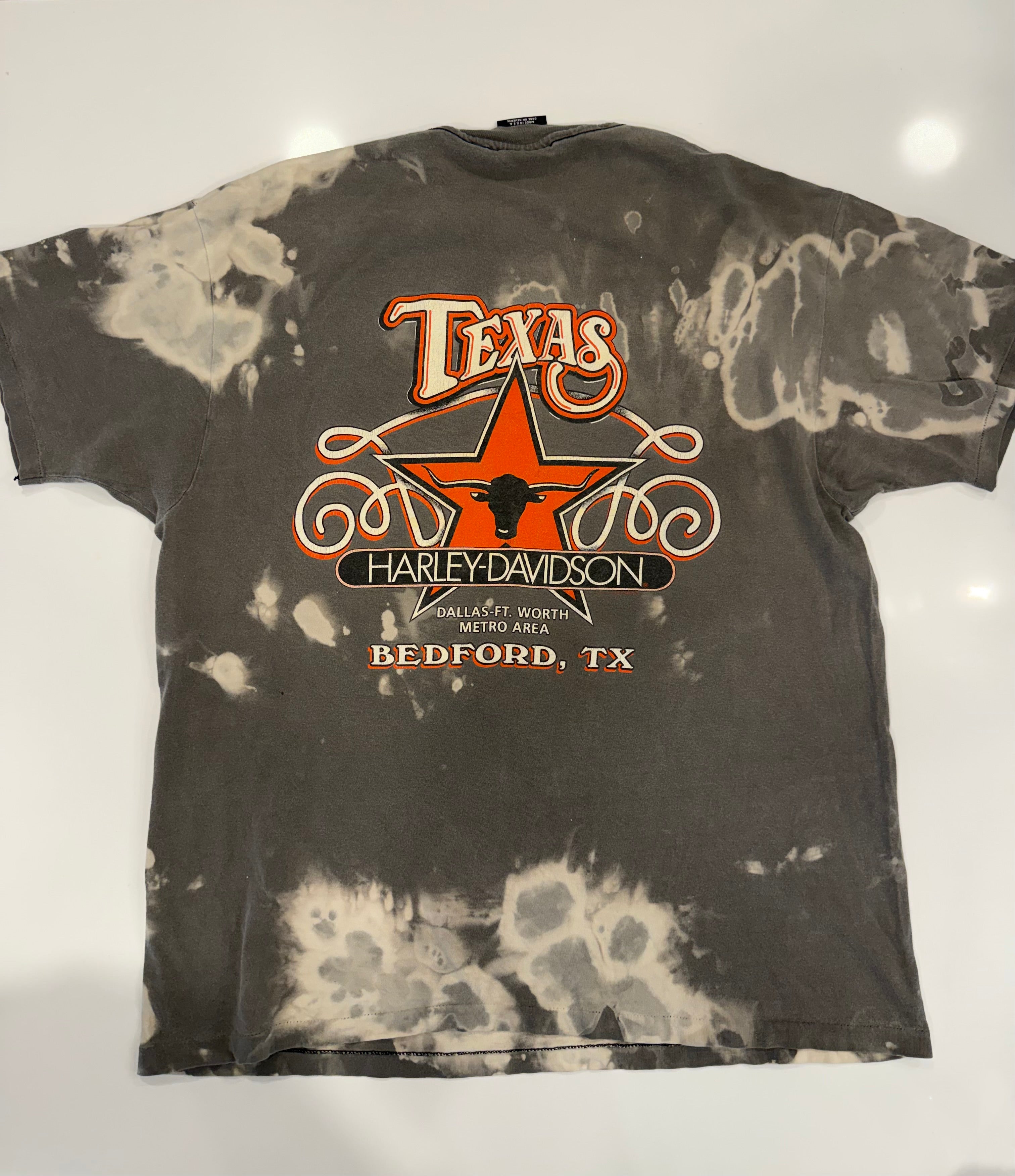 Texas wolf tie dye T shirt