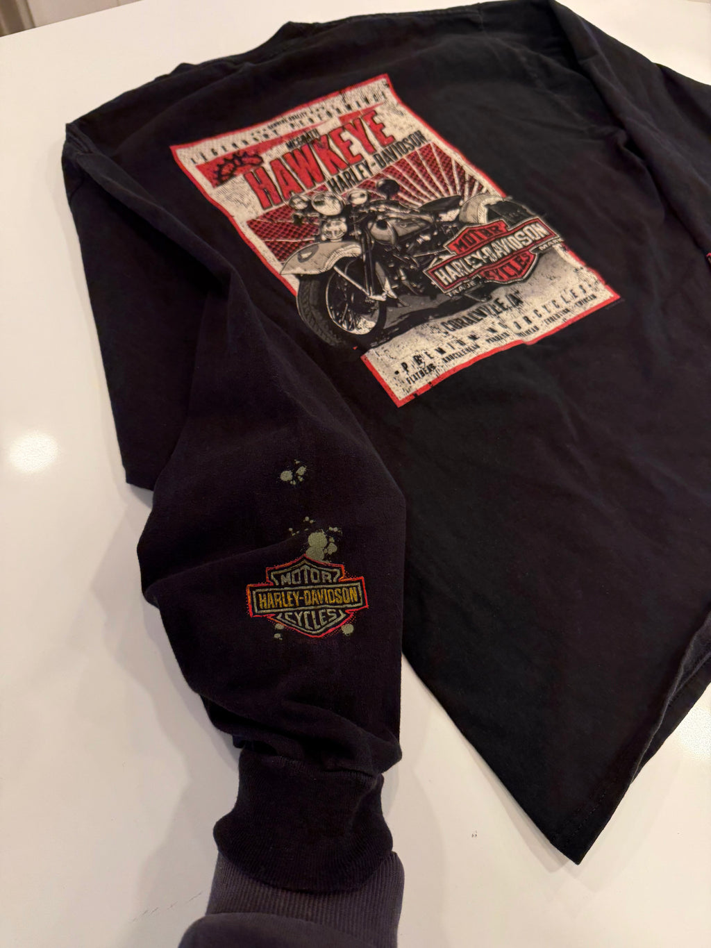 Coralville IA bat wings long sleeve.