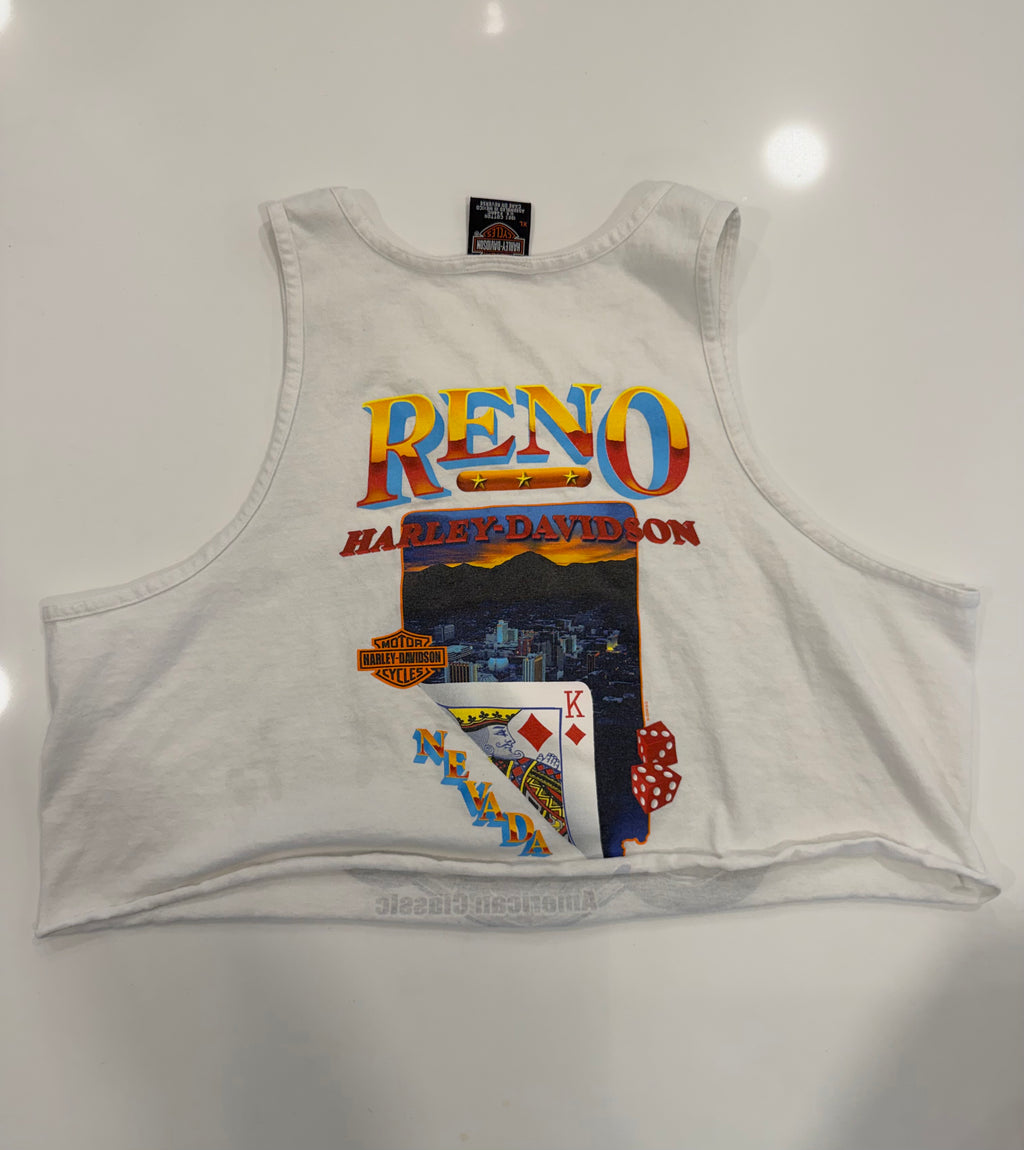Nevada pin-up girl cropped tank