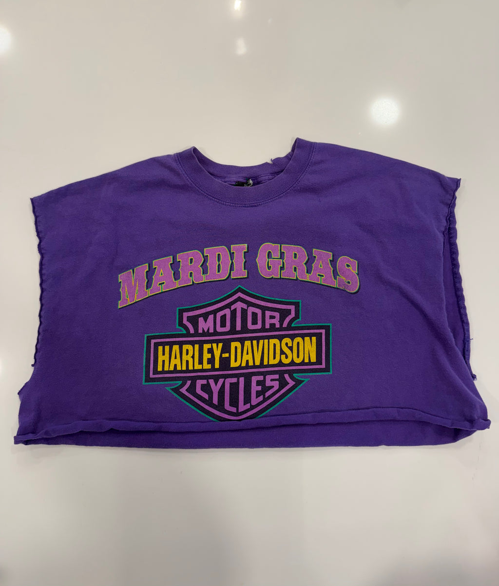 Mobile Alabama purple Mardi Gras crop