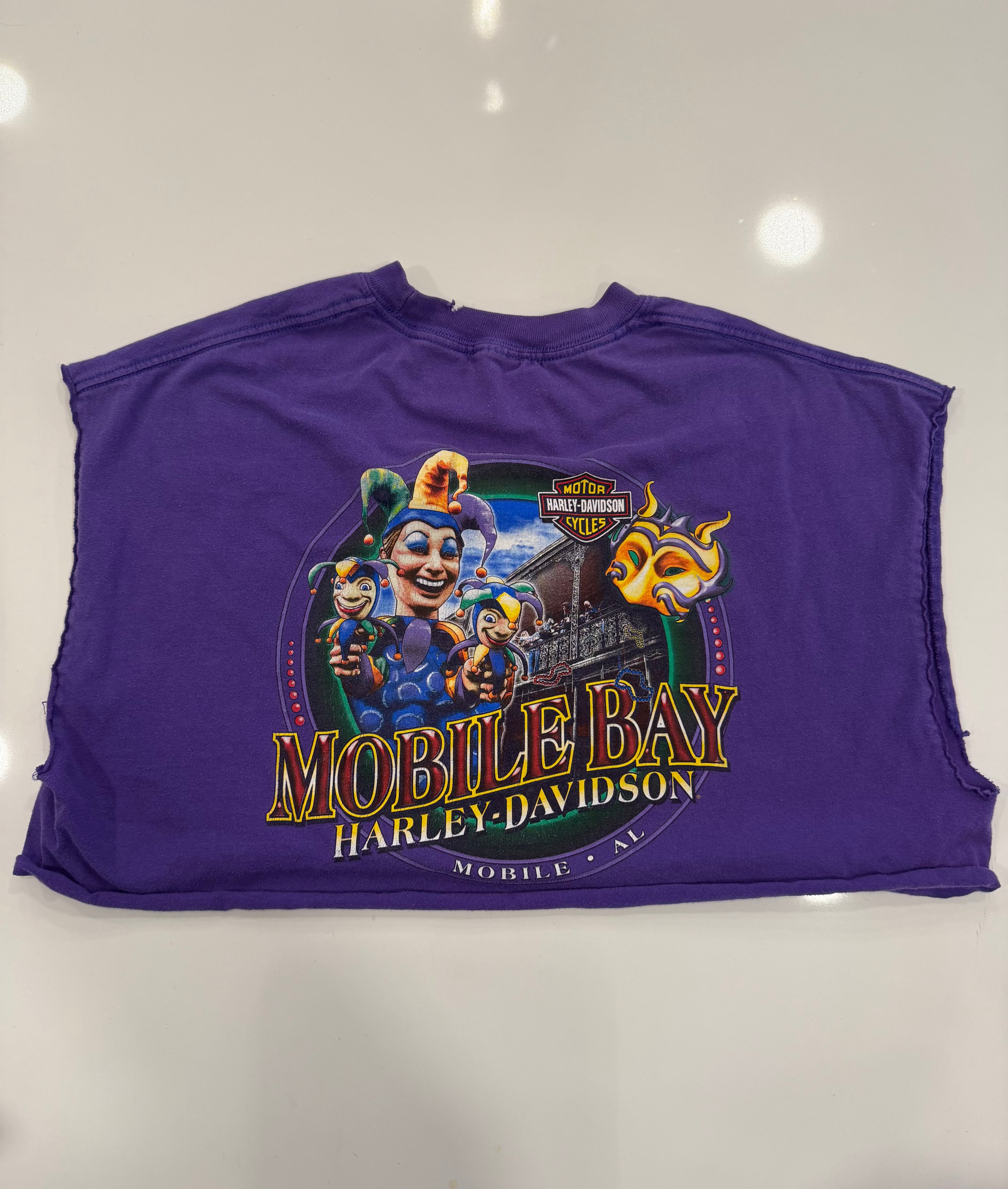 Mobile Alabama purple Mardi Gras crop