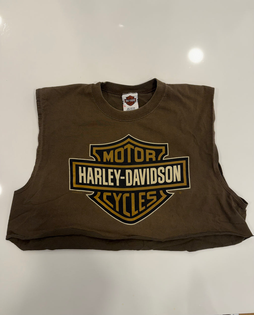 Tennessee brown cropped tee