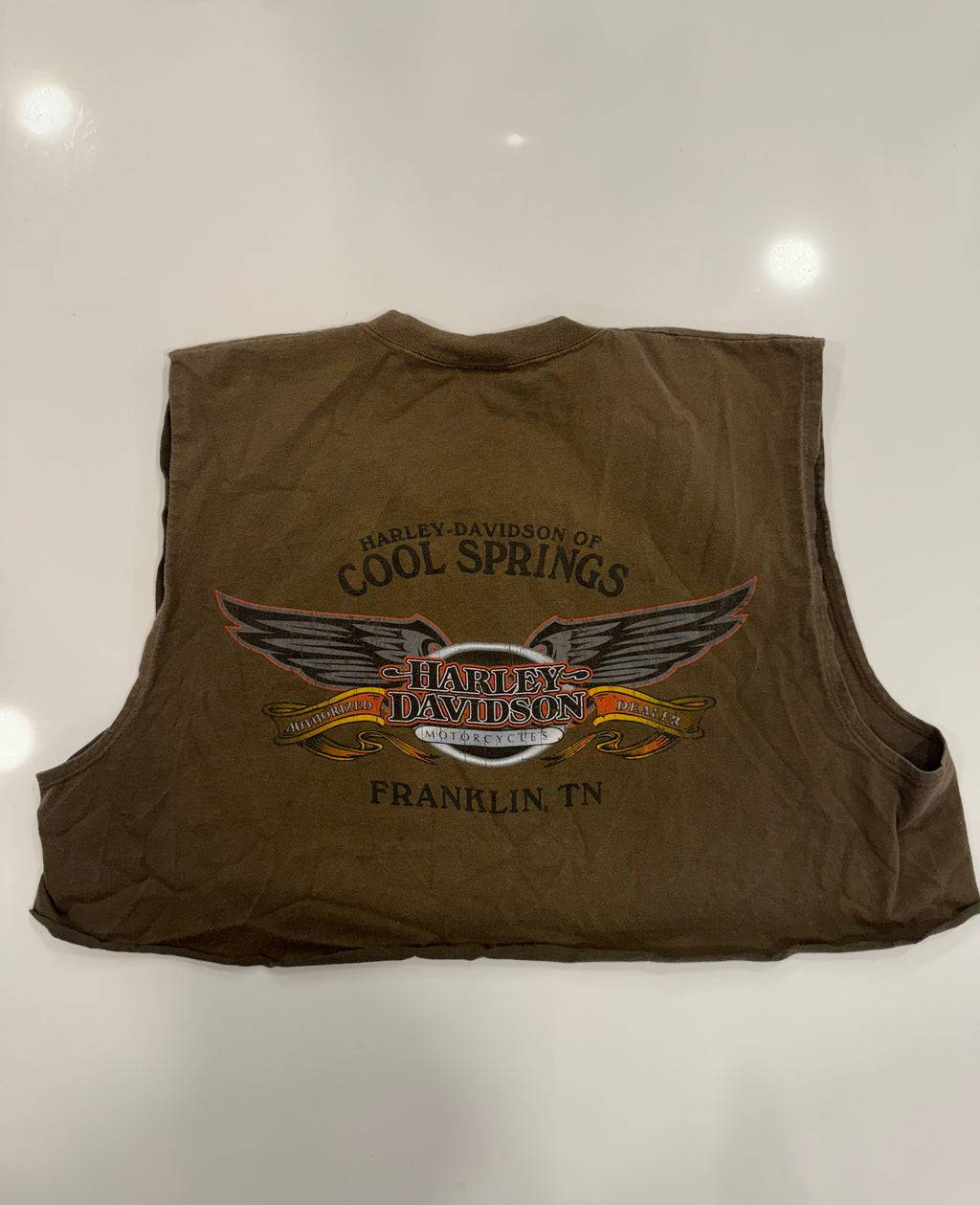 Tennessee brown cropped tee