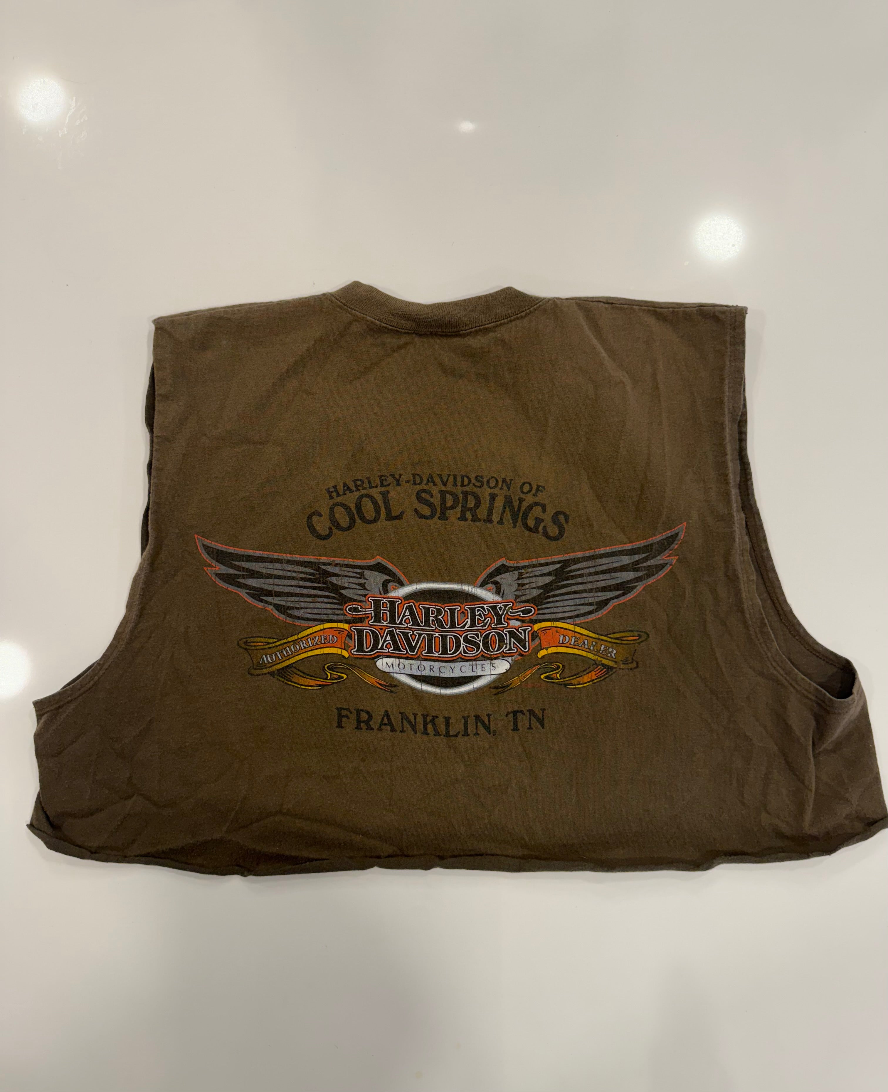Tennessee brown cropped tee