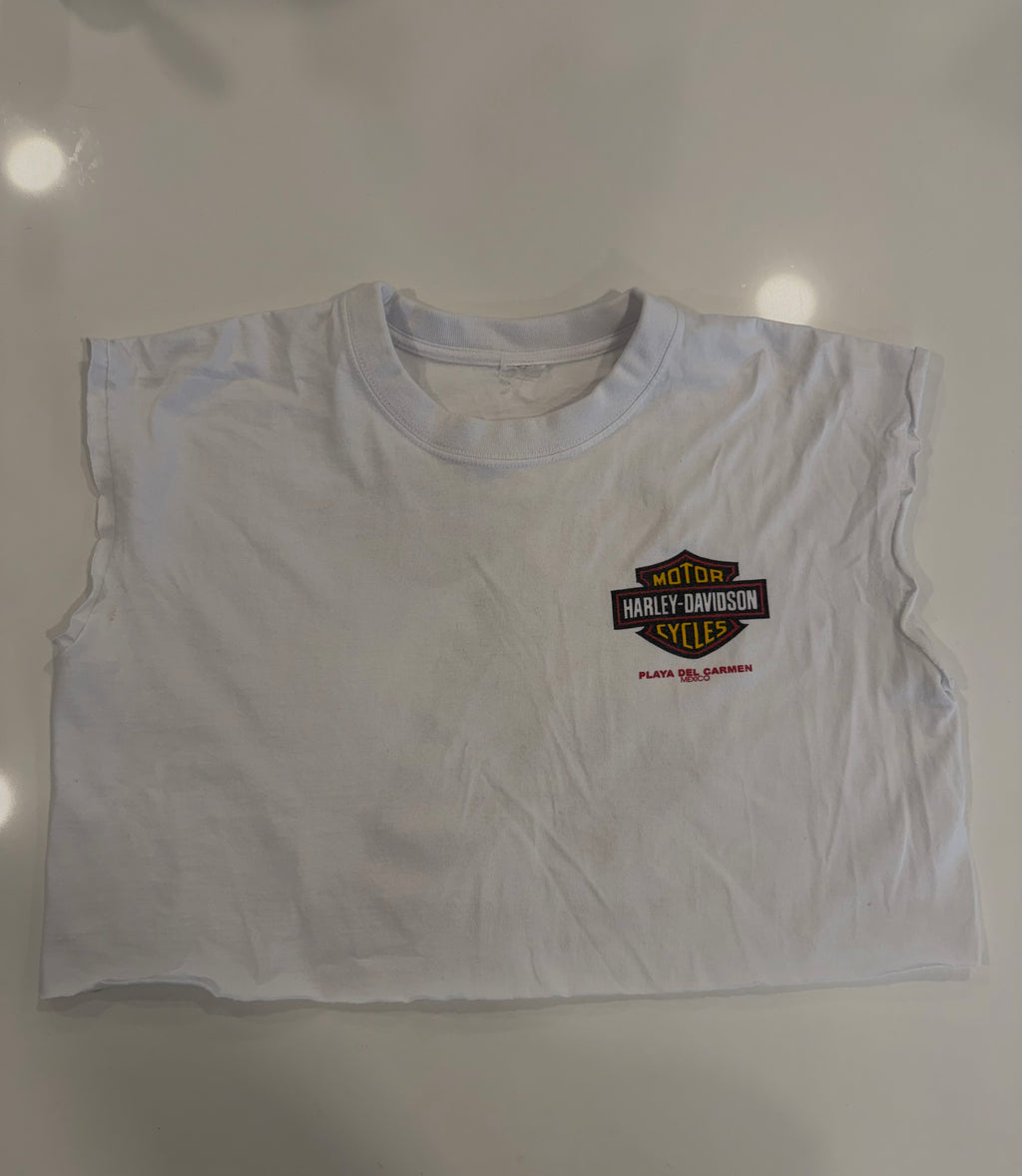 Mexico tiger cropped tee
